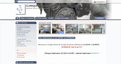Desktop Screenshot of cliniqueveterinairelaciotatlesdeuxancres.com